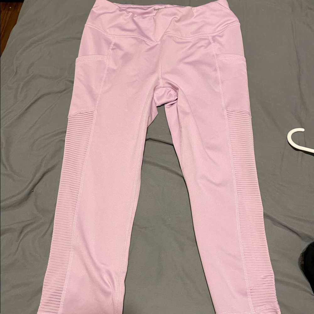 Reebok pink/purple leggings